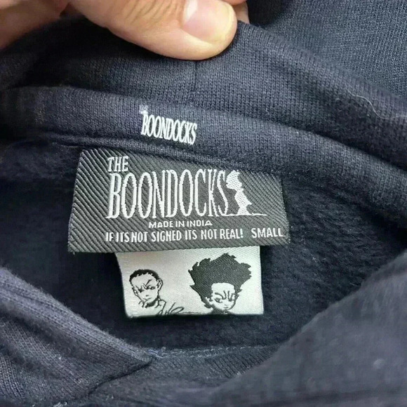 The Boondocks Hoodie Mens Small Blue Riley deKryptic Aaron McGruder Sweater - Picture 7 of 10